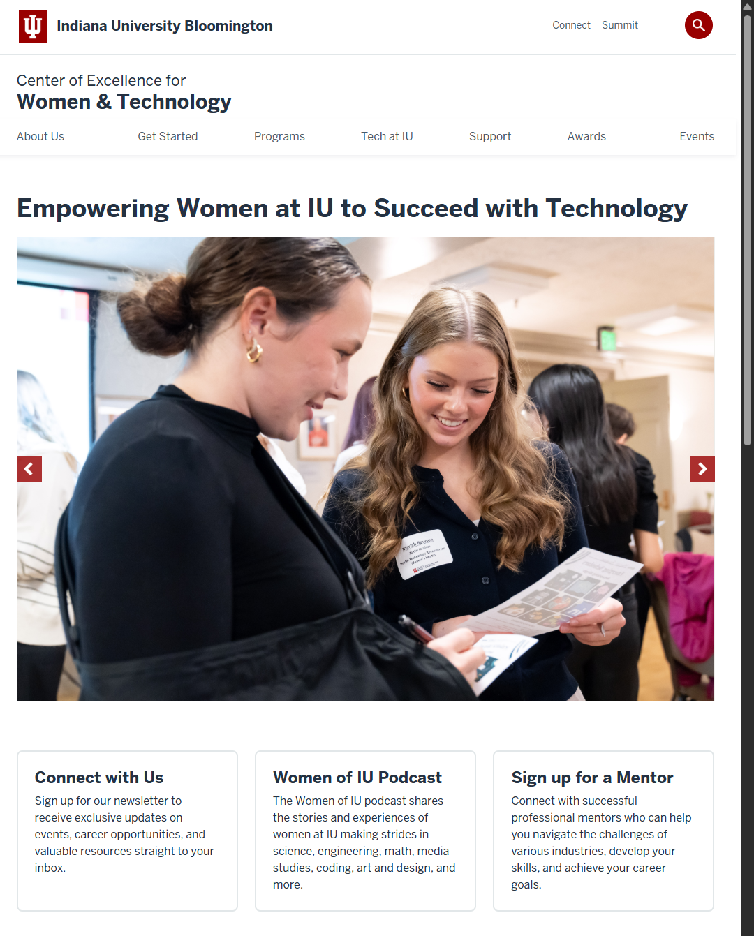 Center of Excellence for Women & Technology
