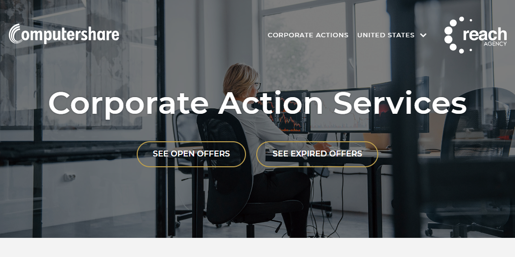 Reach - Computershare Corporate Action Services image