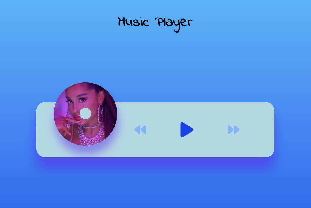  Vanilla JavaScript Music Player